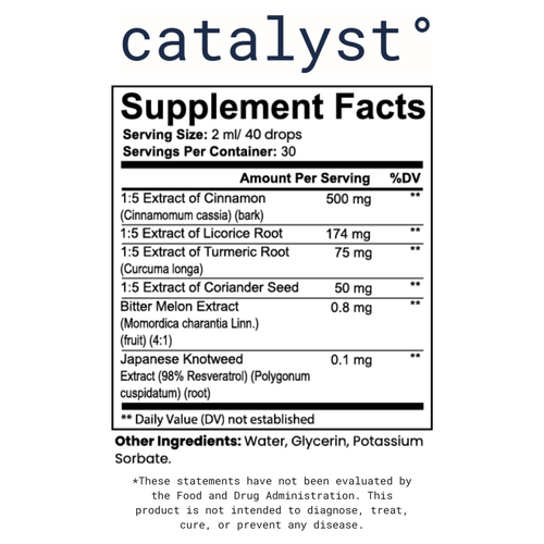 catalyst° blood sugar formula